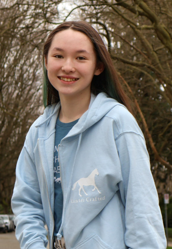 Cotton Candy Zip-Up Hoodie