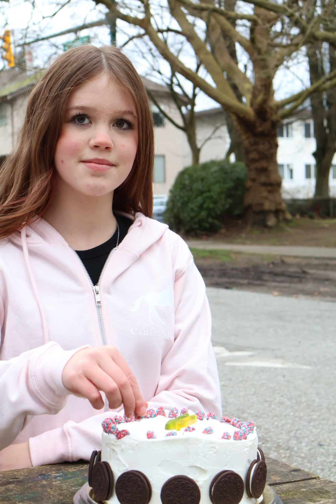 Cotton Candy Zip-Up Hoodie