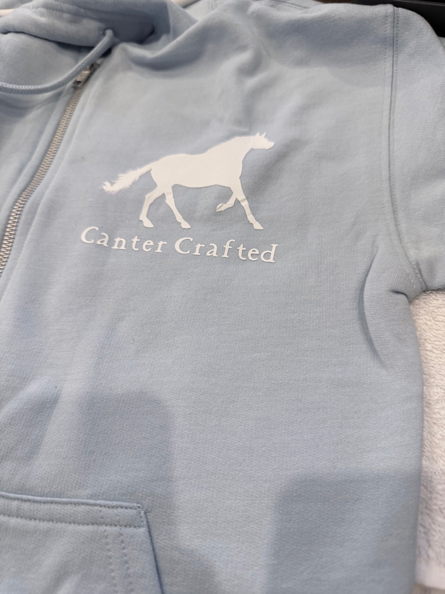 Cotton Candy Zip-Up Hoodie