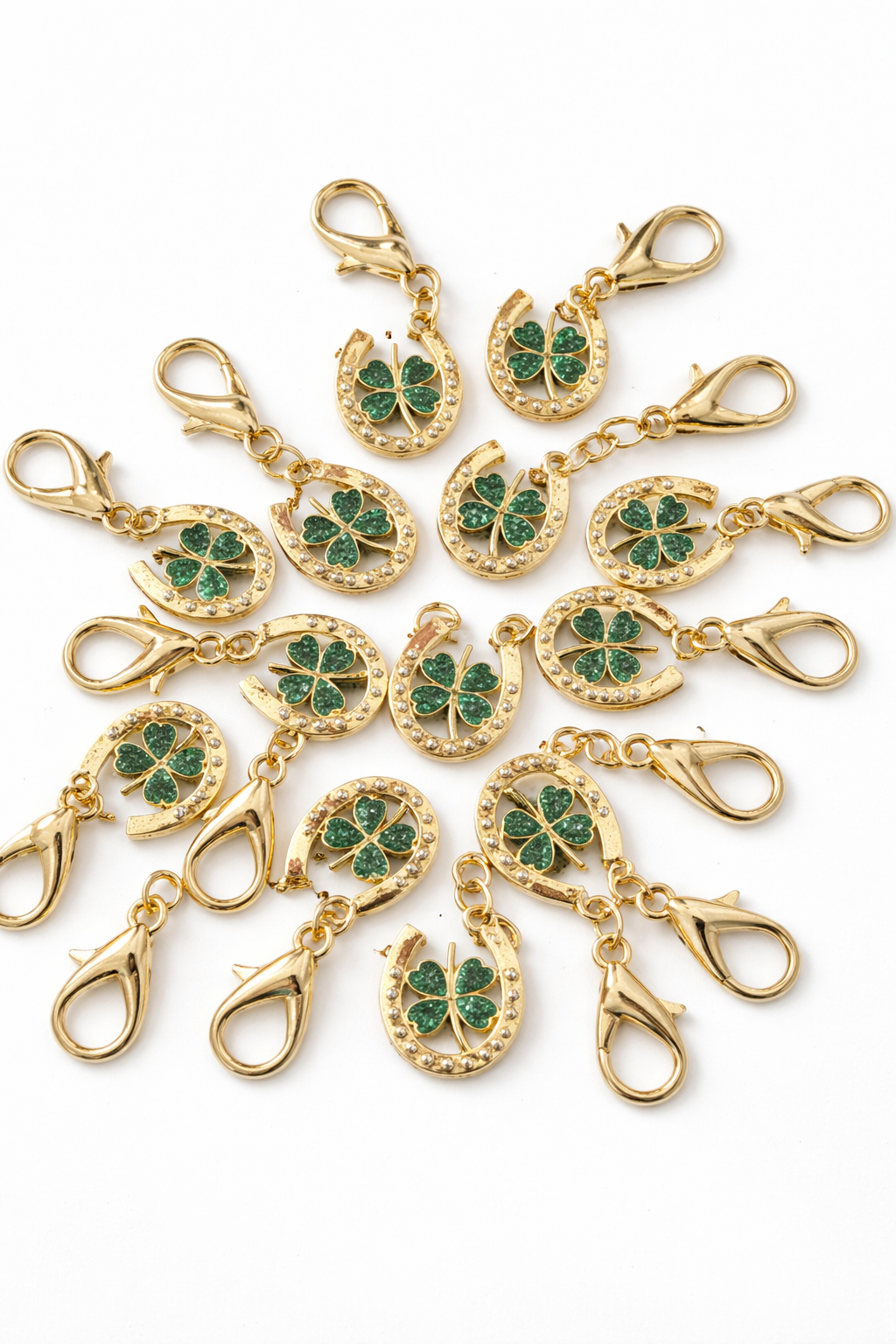 Lucky horseshoe charm (big clasp)