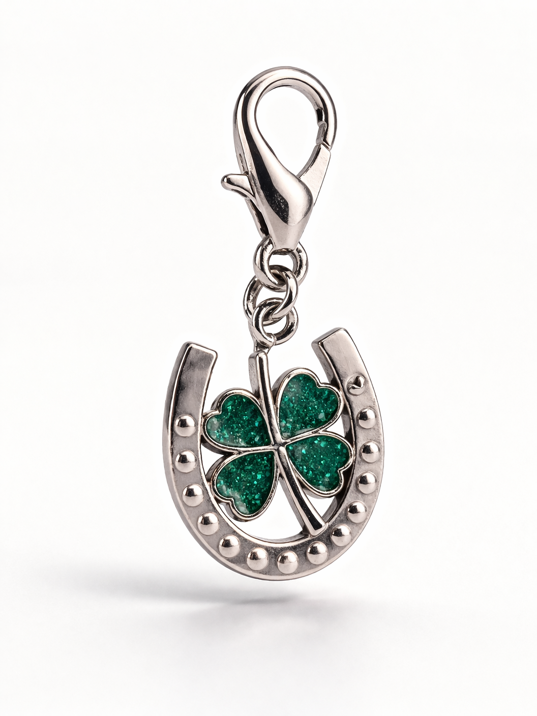 Lucky horseshoe charm (big clasp)