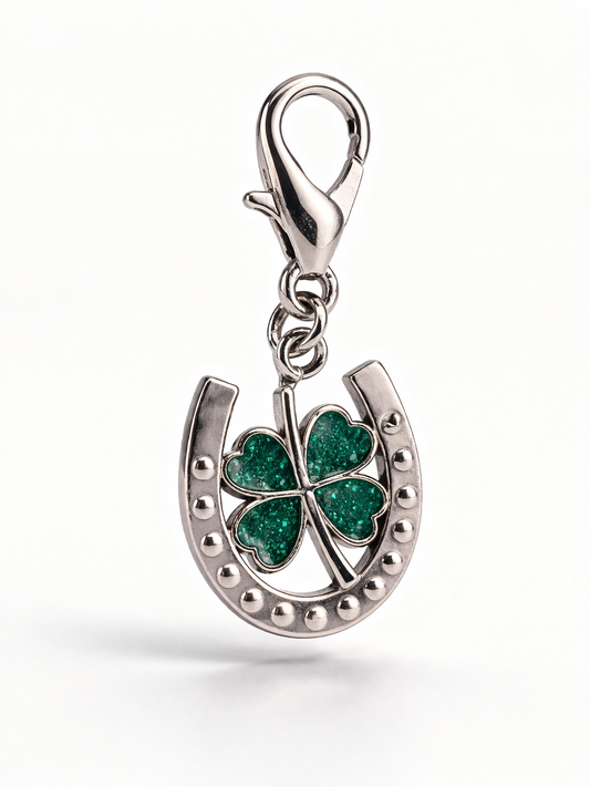 Lucky horseshoe charm (big clasp)
